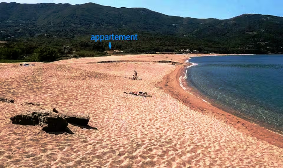 Emplacement de l'appartement corse